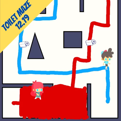 Toilet Maze 1219 Only for mobile device