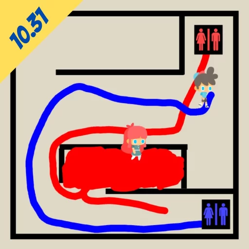 Toilet Maze Level 1031